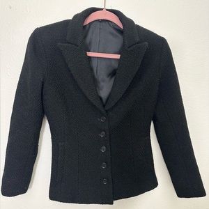 Theory wool black jacket